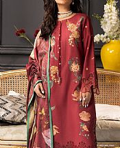 Rang Rasiya Maroon Khaddar Suit- Pakistani Winter Dress