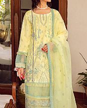 Lemon Lawn Suit- Pakistani Designer Lawn Dress