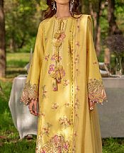 Rang Rasiya Sand Gold Lawn Suit- Pakistani Designer Lawn Suits