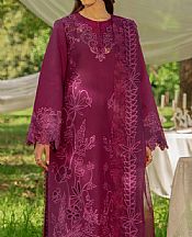 Rang Rasiya Dark Raspberry Lawn Suit- Pakistani Designer Lawn Suits