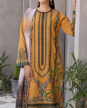 Rang Rasiya Mustard Linen Suit- Pakistani Winter Clothing