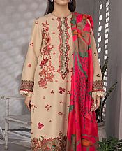 Rang Rasiya Ivory Linen Suit- Pakistani Winter Dress