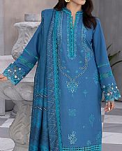 Rang Rasiya Light Blue Linen Suit- Pakistani Winter Dress