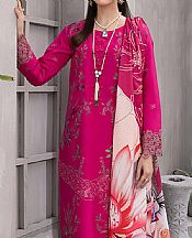 Rang Rasiya Hot Pink Linen Suit- Pakistani Winter Dress