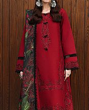 Wine Red Lawn Suit