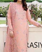 Peach Lawn Suit