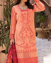 Peach Karandi Suit