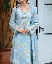 Rang Rasiya Baby Blue Lawn Suit- Pakistani Lawn Dress