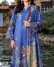 Rang Rasiya Blue Lawn Suit- Pakistani Designer Lawn Suits