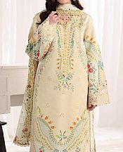 Cream Lawn Suit