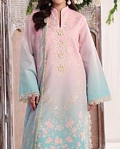 Pastel Pink/Cyan Lawn Suit