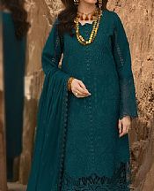 Rang Rasiya Teal Lawn Suit- Pakistani Designer Lawn Suits
