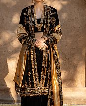 Rang Rasiya Black Chiffon Suit- Pakistani Designer Chiffon Suit