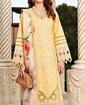 Rang Rasiya Sand Gold Lawn Suit- Pakistani Lawn Dress