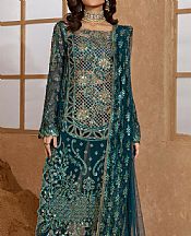 Teal Chiffon Suit