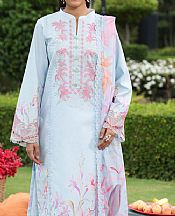 Rang Rasiya Sky Blue Lawn Suit- Pakistani Designer Lawn Suits