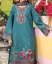 Rang Rasiya Teal Lawn Suit- Pakistani Lawn Dress
