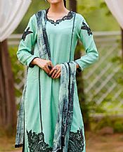 Reeza Light Turquoise Lawn Suit- Pakistani Designer Lawn Suits