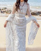 Reign White Net Suit- Pakistani Designer Chiffon Suit