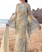 Reign Light Golden Net Suit- Pakistani Chiffon Dress