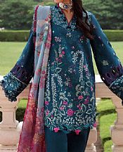 Teal Blue Lawn Suit