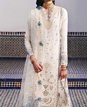 Republic Off-white Lawn Suit- Pakistani Designer Lawn Suits