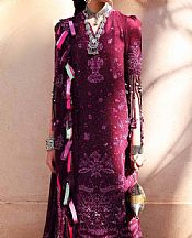 Republic Plum Lawn Suit- Pakistani Lawn Dress