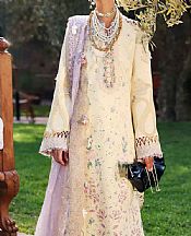 Republic Off-white Lawn Suit- Pakistani Lawn Dress