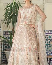 Ivory Net Suit- Pakistani Designer Chiffon Suit