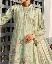 Light Green Karandi Suit- Pakistani Winter Dress