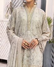 Grey Karandi Suit- Pakistani Winter Clothing