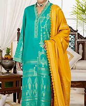 Sea Green Lawn Suit- Pakistani Lawn Dress