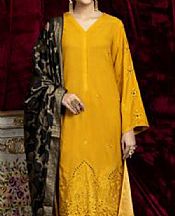 Mustard Leather Suit- Pakistani Winter Clothing