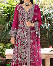 Roheenaz Hot Pink Chiffon Suit- Pakistani Chiffon Dress