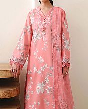 Peach Lawn Suit