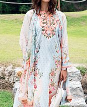Roheenaz Light Blue Lawn Suit- Pakistani Lawn Dress