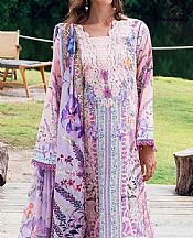 Roheenaz Pale Pink Lawn Suit- Pakistani Lawn Dress