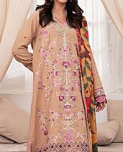 Roheenaz Ivory/Pink Linen Suit- Pakistani Winter Clothing