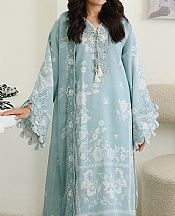 Light Turquoise Lawn Suit
