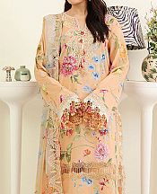 Peach Lawn Suit