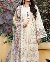 Cream Lawn Suit