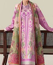 Roheenaz Lavender Lawn Suit- Pakistani Designer Lawn Suits