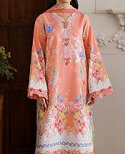 Roheenaz Peach Lawn Suit- Pakistani Designer Lawn Suits