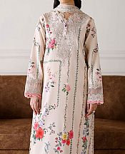 Roheenaz Ivory Lawn Suit- Pakistani Lawn Dress