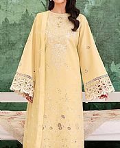 Roheenaz Sand Gold Lawn Suit- Pakistani Designer Lawn Suits