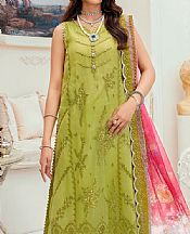 Apple Green Chiffon Suit- Pakistani Chiffon Dress
