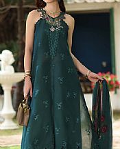 Saadia Asad Teal Lawn Suit- Pakistani Lawn Dress
