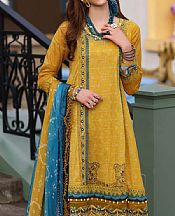 Mustard Lawn Suit- Pakistani Designer Lawn Dress