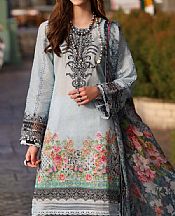 Baby Blue Lawn Suit- Pakistani Designer Lawn Dress