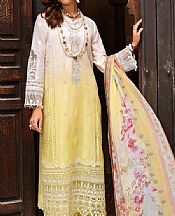 Ivory/Yellow Lawn Suit- Pakistani Lawn Dress